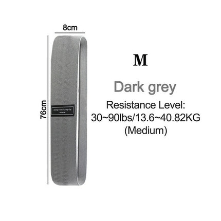 Fitness Resistance Band Buttocks Expansion Fitness Cloth Rubber Band