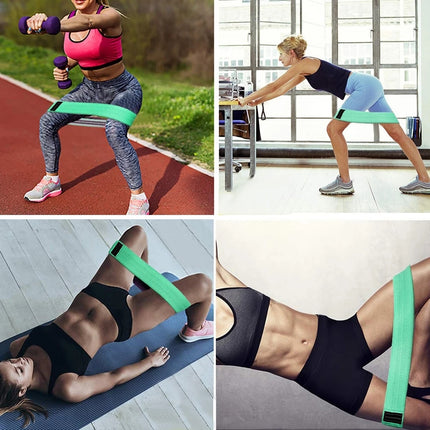 Fitness Resistance Band Buttocks Expansion Fitness Cloth Rubber Band