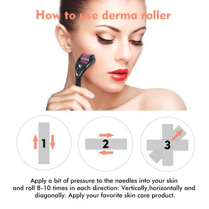 Healthy Care 540 Derma Roller Needle Instrument For Face