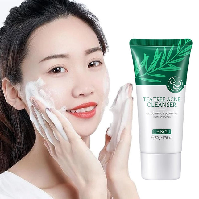 Laikou Tea Tree Acne Cleanser Oil Control Moisturizing Anti Aging