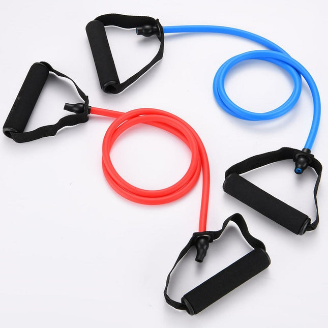 Level 5 Resistance Band with Handles Yoga Drawstring Elastic Fitness