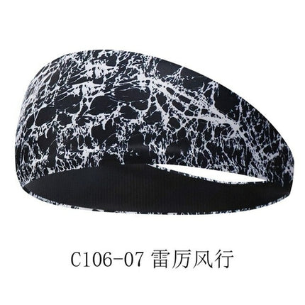 Men Sweatband Sports Headband Stretch Elastic Women Yoga Running Hair