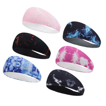 Men Sweatband Sports Headband Stretch Elastic Women Yoga Running Hair