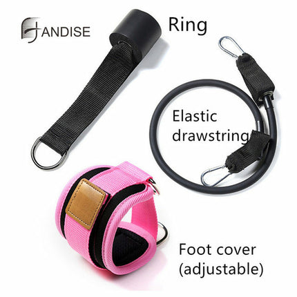 Resistance Bands with Ankle Straps Cuff with Cable for Attachment
