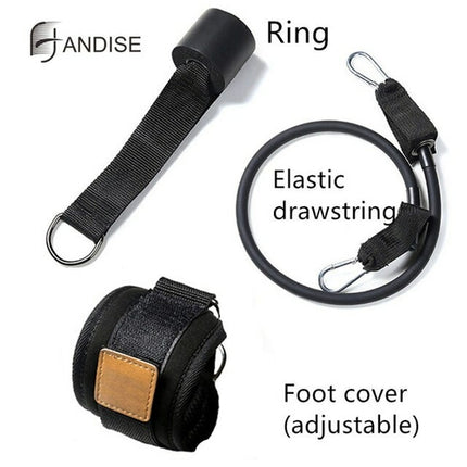 Resistance Bands with Ankle Straps Cuff with Cable for Attachment