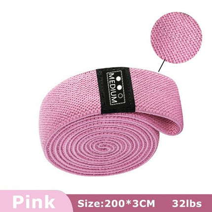 Resistance Exercise Fabric Bands Set Non-slip Booty Workout Fitness