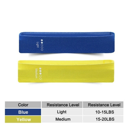 Resistance Exercise Fabric Bands Set Non-slip Booty Workout Fitness