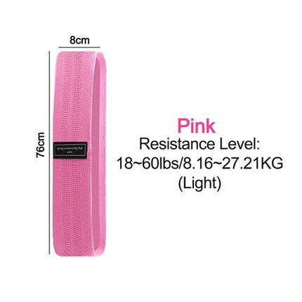 Resistance Exercise Fabric Bands Set Non-slip Booty Workout Fitness