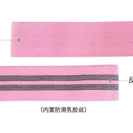 Set of elastic resistance bands for yoga