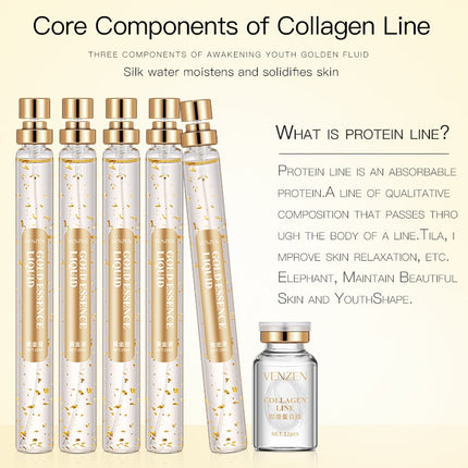 Venzen Gold Protein Peptide Essence Firming Skin Anti-wrinkles Skin