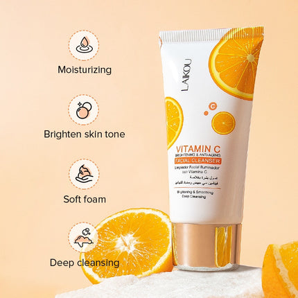 Vitamin C Facial Cleanser Whitening Moisturizing Brightening Deep