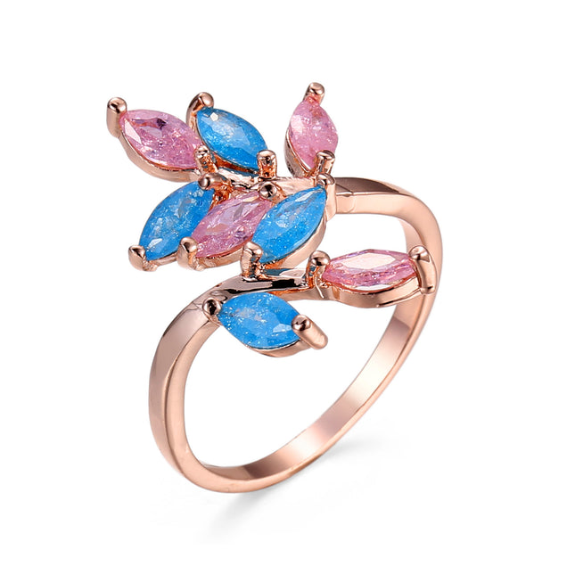 Ice Flower Zircon Jewelry Ring Jewelry