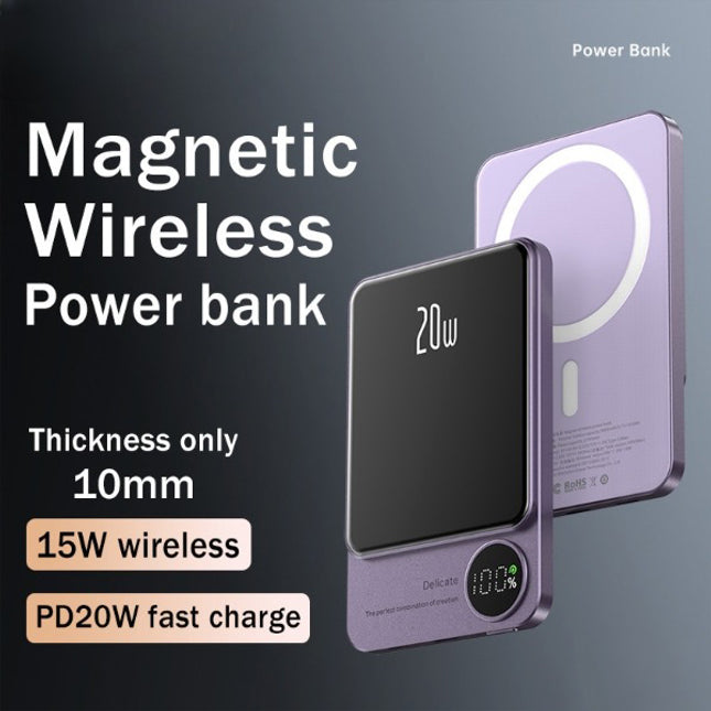 10000mAh Macsafe Powerbank Magnetic Wireless Power Bank For Iphone 14 14Pro 14ProMax 14Plus Charger External Auxiliary Battery