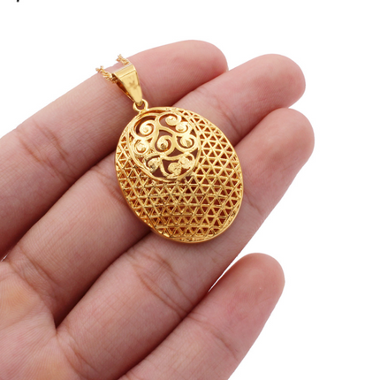 24k Gold Plated Jewelry Set African Jewelry