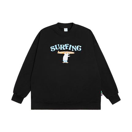 INF Men Clothing 2021 New Street Fashion Brand Fun Surfing Polar Bear