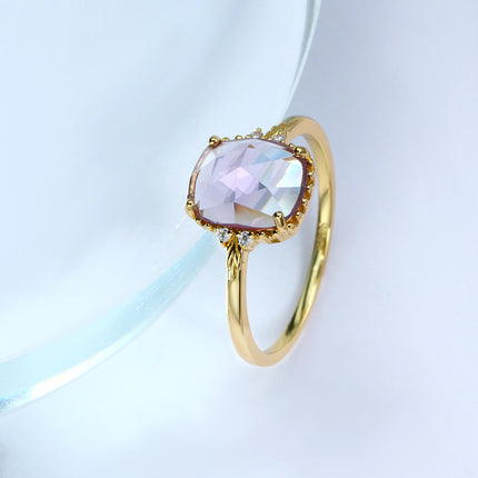 Japanese Light Jewelry Natural Amethyst Hand Jewelry