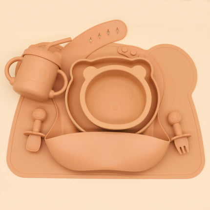 Baby Food Supplement Silicone Cutlery Set