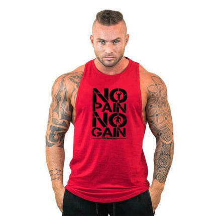 Mens Bodybuilding Hooded Tank Top