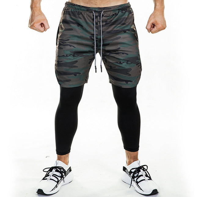 Running Sweatpants Shorts and Leggings 2 in 1