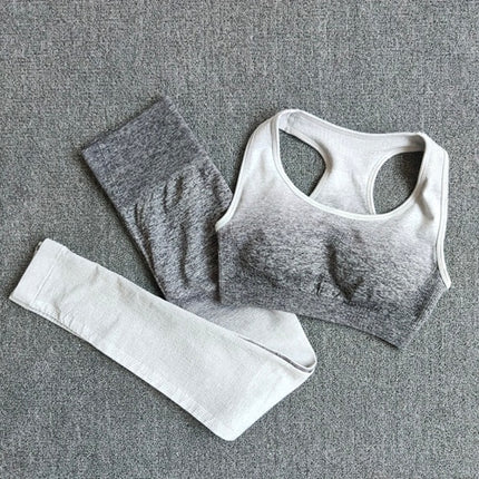 Ombre Yoga Set Sports Bra and Leggings