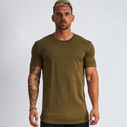 Casual Cotton Solid t shirt Men