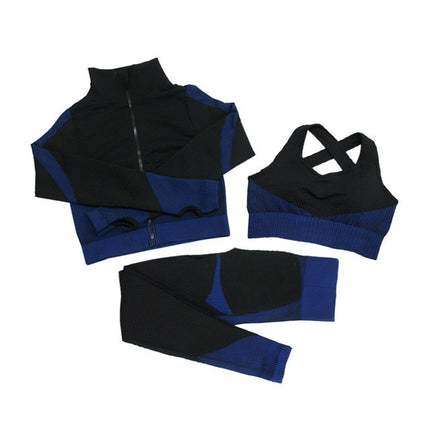 Fitness Suits Yoga Women Outfits 3pcs Sets