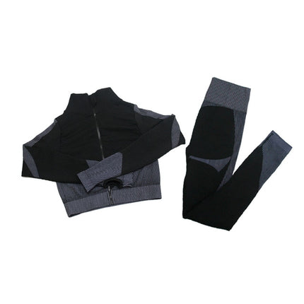 Fitness Suits Yoga Women Outfits 3pcs Sets